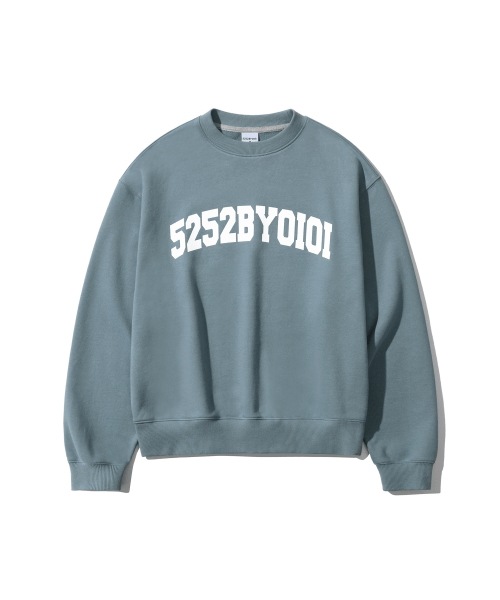 5252 オーアイオーアイ BIG ARCH LOGO SWEATSHIRTS [SKY BLUE]