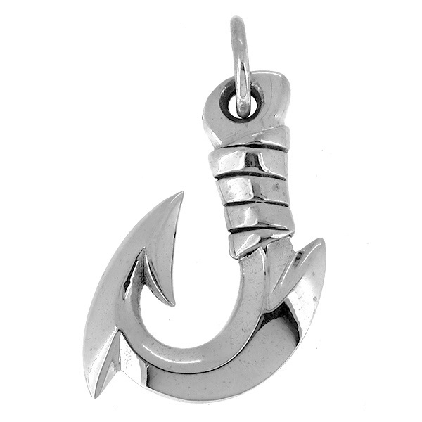 フック ペンダントトップ ペンダントヘッド(チェーンなし) 釣り針 マリン ネックレス ペンダント