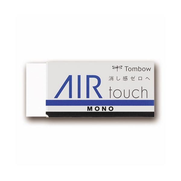 （まとめ） トンボ鉛筆 消しゴム MONOエアタッチEL-AT 1セット（20個） (×5セット)
