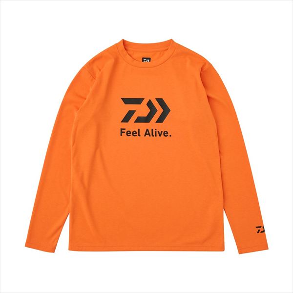 ダイワ ウェア DE-8025 クリーンオーシャンロングスリーブシャツ ライトオレンジ L