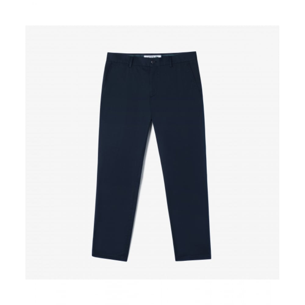 LACOSTE メンズテーパードチノパンツ [ネイビー]