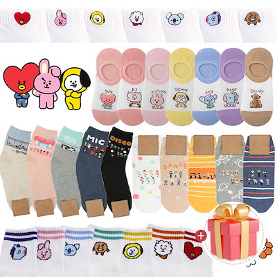 Qoo10] BT21 10+1 BTS キャラクター ソックス
