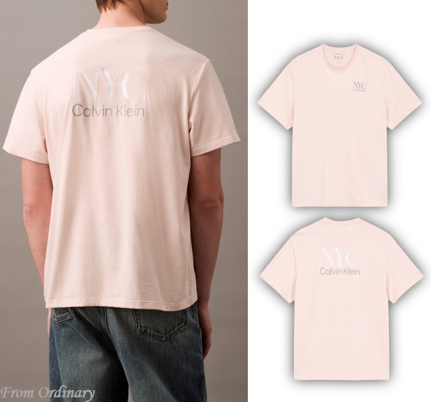 NYC Back Logo Short-sleeved T-shirt (4RB813G)