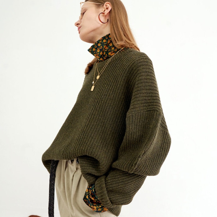 [ワイマイズノン][FW20]キートリンウールニット/kaitlyn wool knit