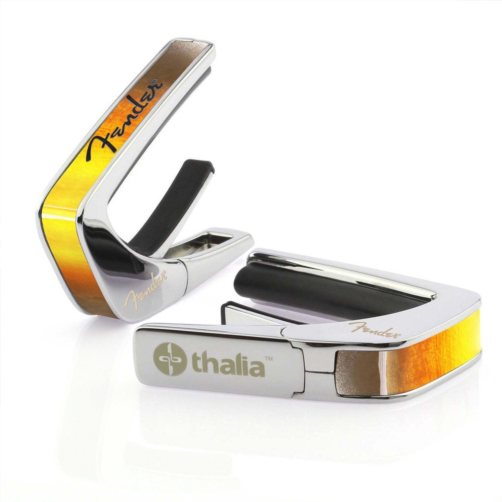 Thalia Capos ギターカポ Fender コラボモデル クローム仕上げ TH-FENCC-06 Sunburst 生産終了モデル・廃盤 アメリカ製【並行輸入】