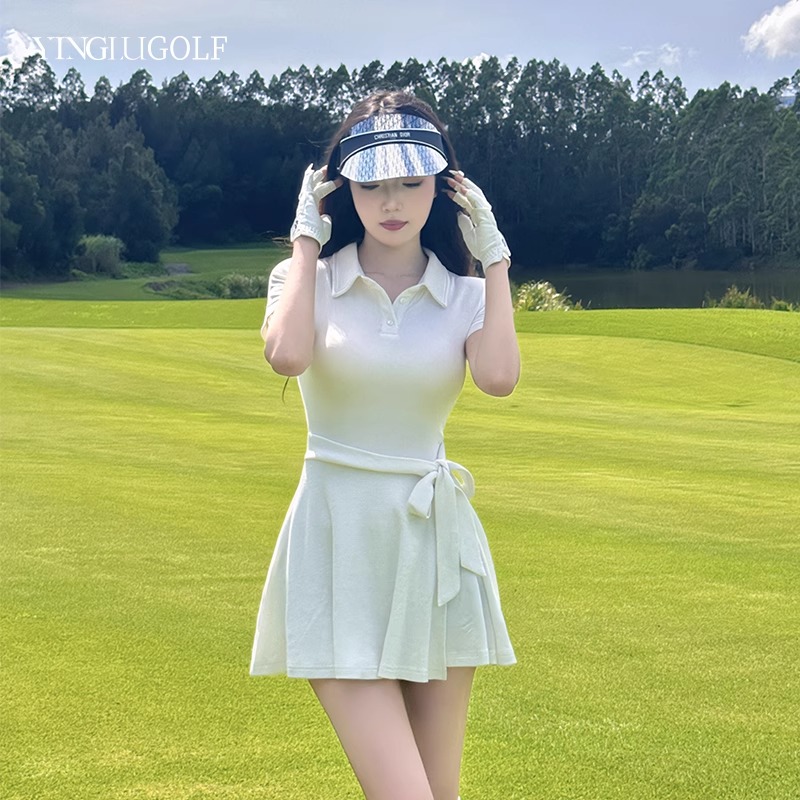 テニスウェア 2025 ゴルフウェア 女性 ワンピース スポーツウェア レディース 吸汗 通気 軽量 バドミントン トレーニング