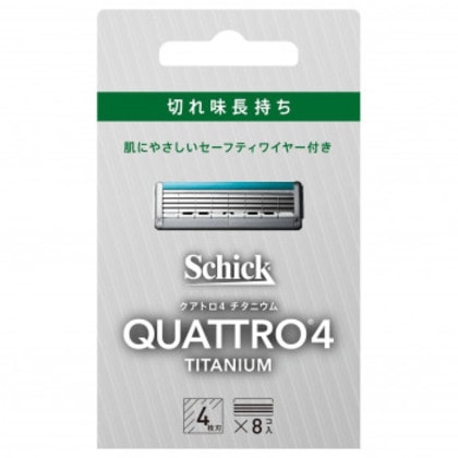 シック クアトロ4チタニウム替刃(8コ入) 550195