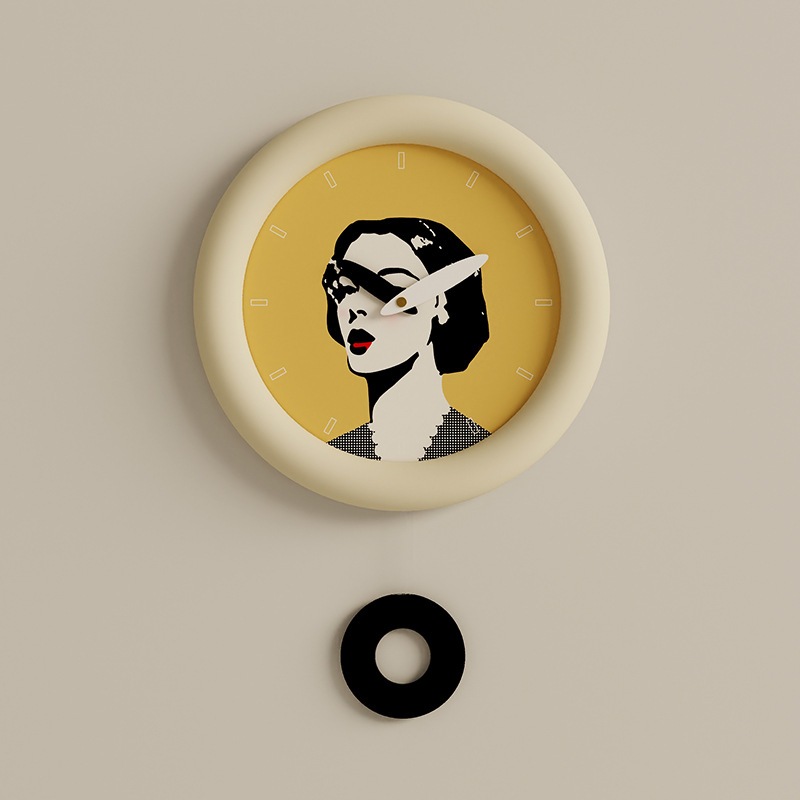 アートデコレーション時計壁リビングルームの寝室サイレントウルトラサイレントホームクリエイティブシンプルシンプルモダンハイレベルデザイン