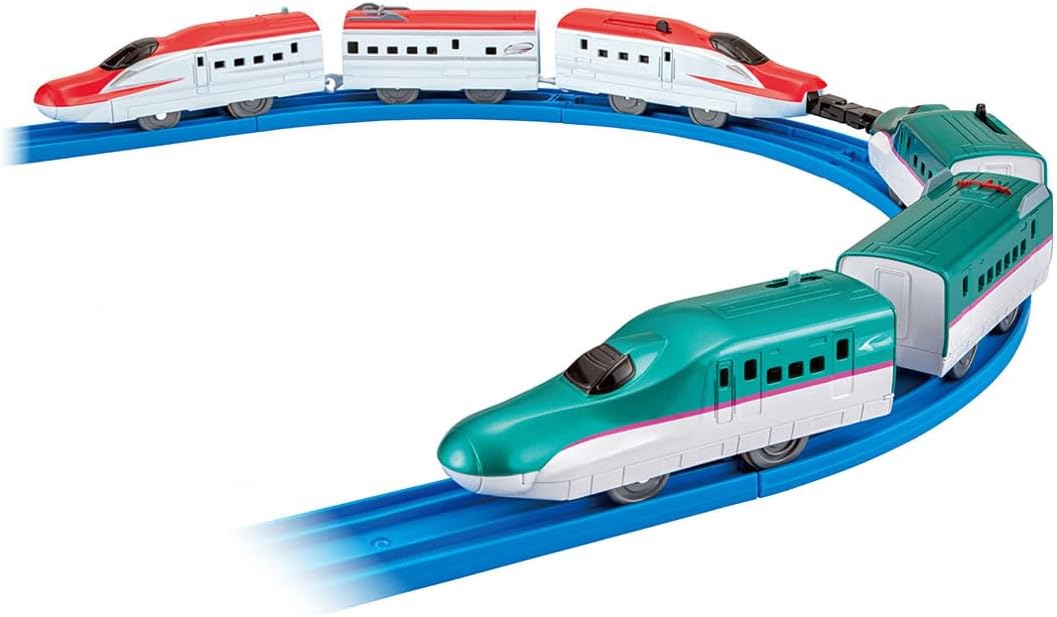 タカラトミー プラレール E5系新幹線＆E6系新幹線 ガチャッと連結セット 電車 列車 おもちゃ 3歳以上
