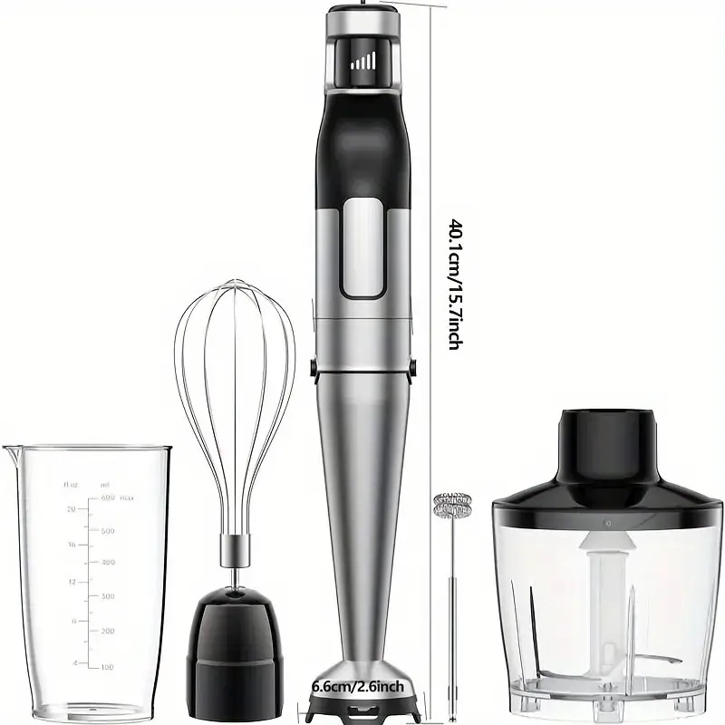 ハンドブレンダー ブレンダー ヤングスターズ フードポット スクラッチ防止 氷を砕くことができる 6-in-1 ハンドミキサー 電動泡立て器