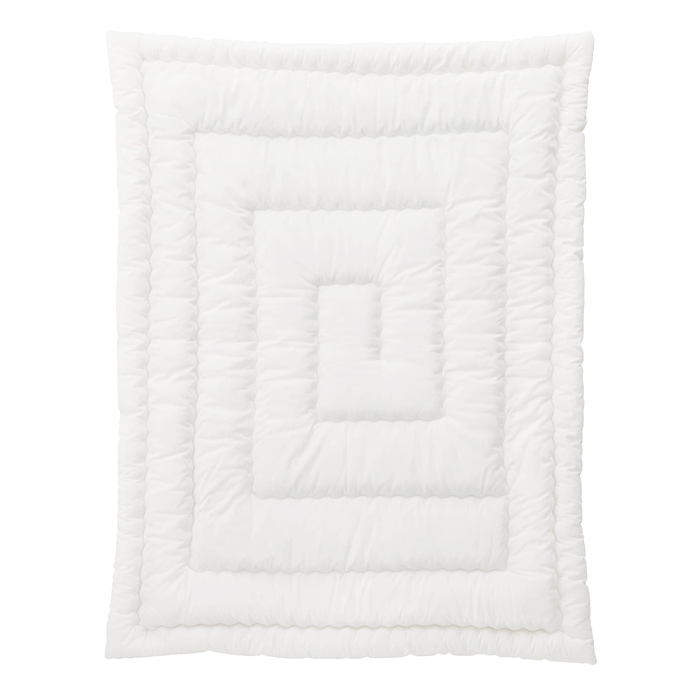 西川(Nishikawa) ベビー うずまきキルト 掛けふとん 洗濯機で洗える わた切れと片よりを防ぐ特殊キルト 日本製 厚手 ベビーホーム BH01 ホワイト 151210010700