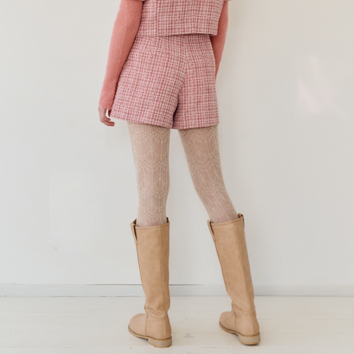 [rocci rocci] Tweed Bermuda Short Pants (2 color)