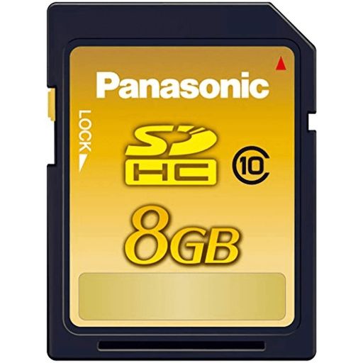 パナソニック 8GB SDHCメモリーカード CLASS10 RP-SDWA08GJK