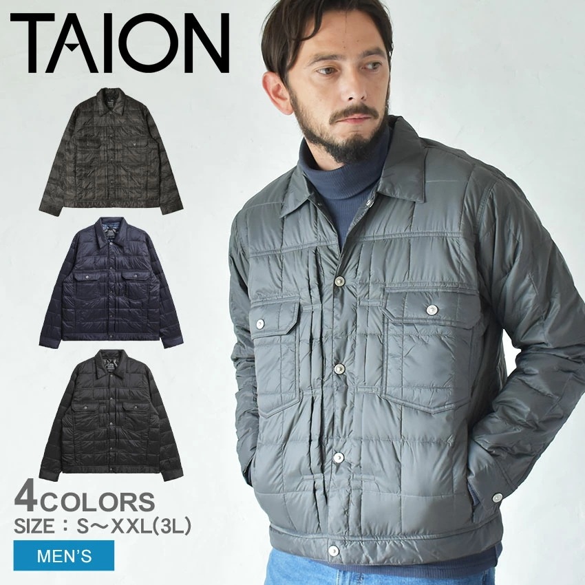 ベーシック Gジャン ダウンジャケット 109GJ メンズ アウター ジャケット 上着　軽量 インナーダウン 旅行 出張 ポケッタブル パッカブル コンパクト 収納袋付き
