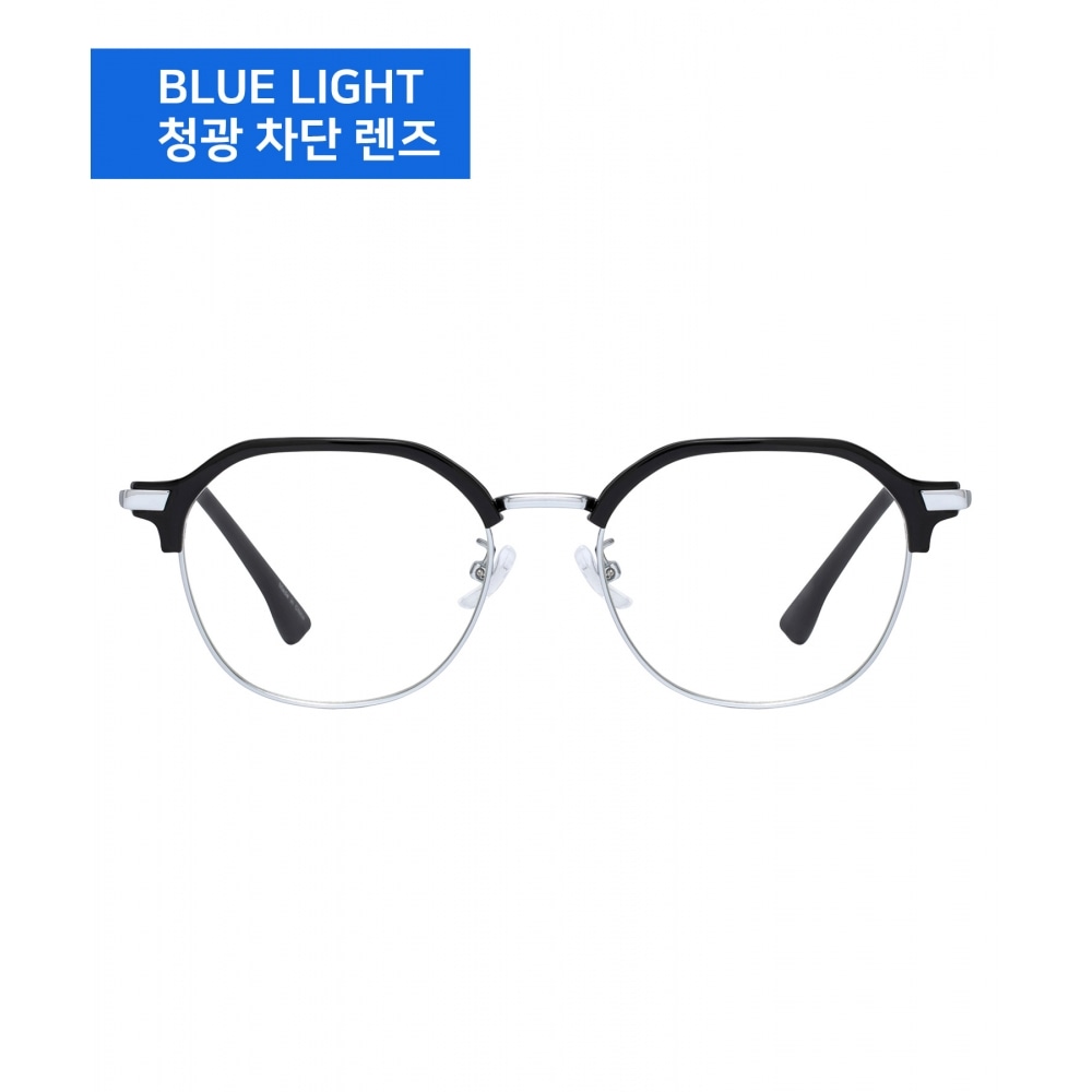 リクローアーク FBB82 ブラックシルバーグラスブルーオーバーグラス