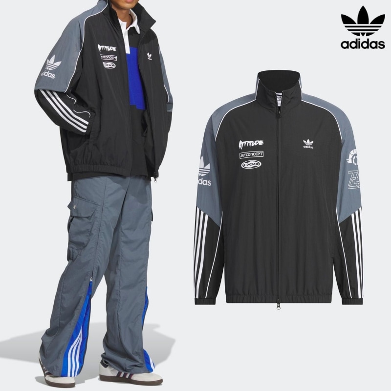 [ADIDAS] アディダス モト ジャケット / BLACK