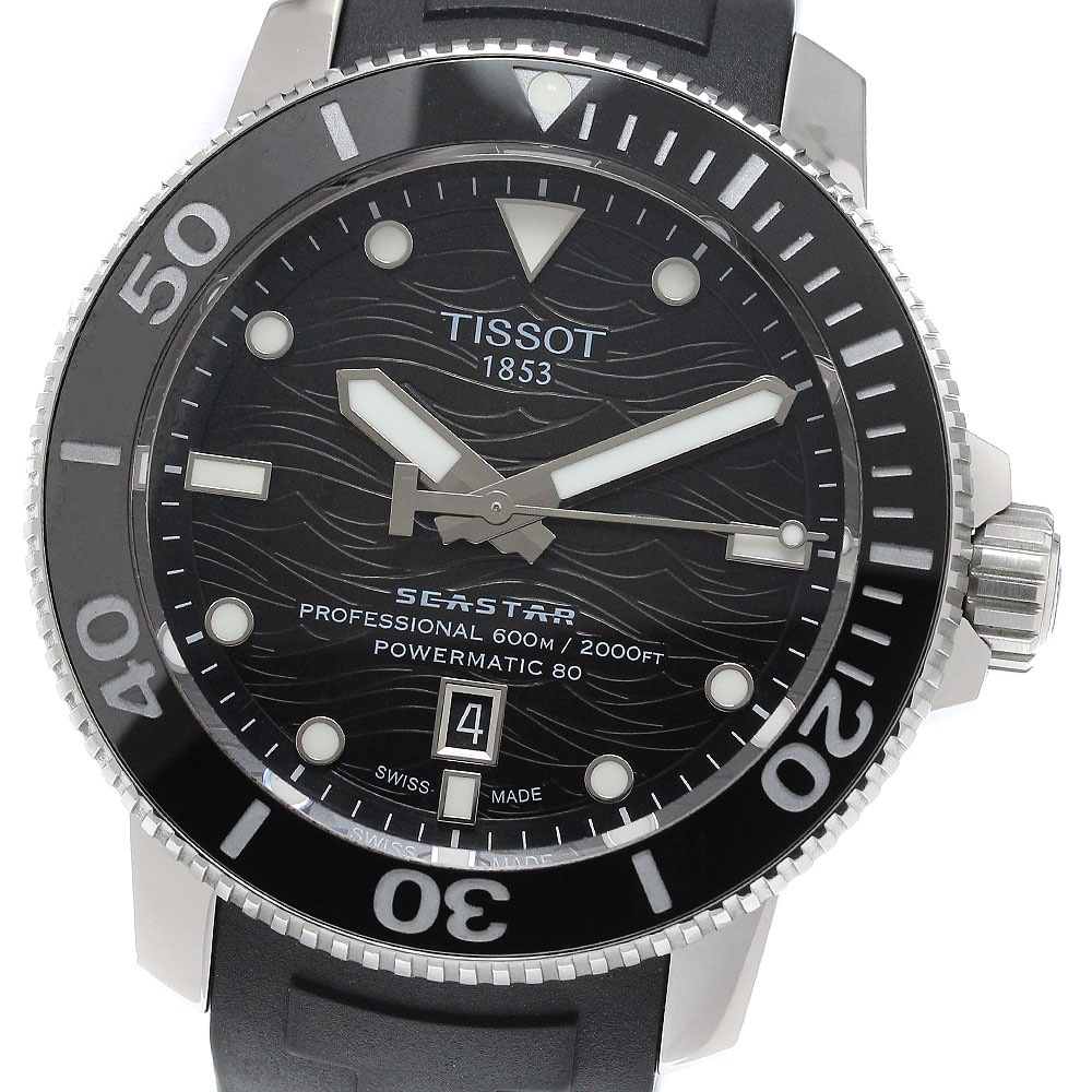 ティソ TISSOT T120.607.17.441.00 シースター 2000 プロフェッショナル デイト 自動巻き メンズ 良品 内箱・保証書付き_960022【中古】