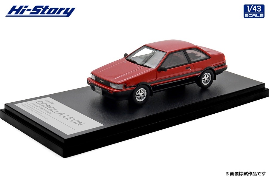 ハイストーリー 1/43 Toyota COROLLA LEVIN 2dr GT APEX (1983) ハイフラッシュツートン【HS522RE】 ミニカー HS522RE トヨタ カローラレビン 2