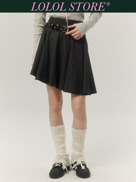 23AW イレギュラーチェックスカート