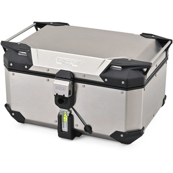 D61300 GIVI ジビ バイク用リアボックス モノキー 58L アルミ製 キーシリンダー別売 TREKKER OUTBACK EVO SMARTシリーズ OBKEV58A シルバー