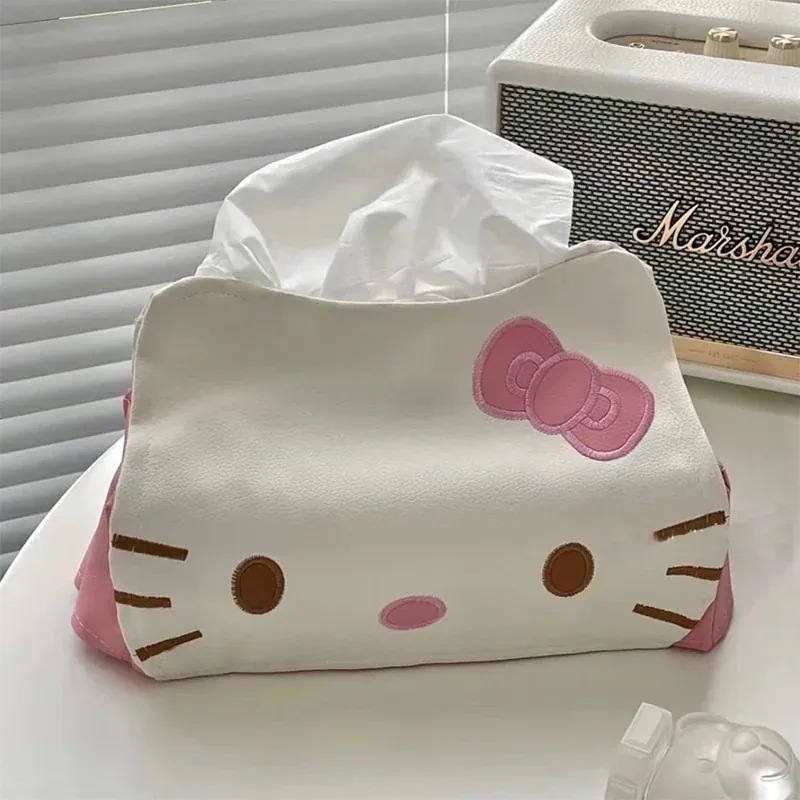 【2個買うと1個無料】サンリオ ハローキティ キティーちゃん Hello Kitty ティッシュケース 顔型 かわいい キャラクター グッズ