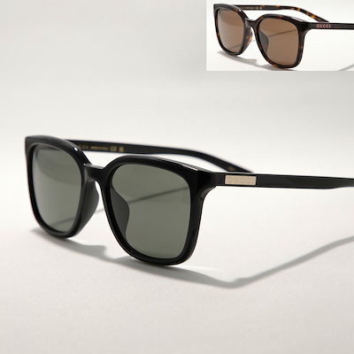 GUCCI グッチ サングラス GG2080SK メンズ ウェリントン型 セルフレーム フルリム アジアンフィット メタルロゴ アイウェア 27,349円