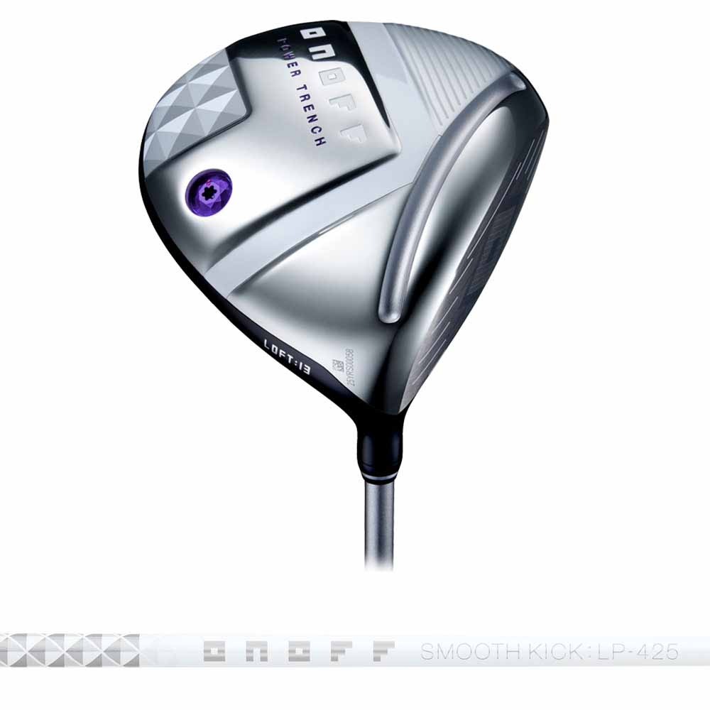 【レディース】ONOFF LADY ドライバー SMOOTH KICK LP-425D (ホワイトカスタム仕様) カーボンシャフト 2025