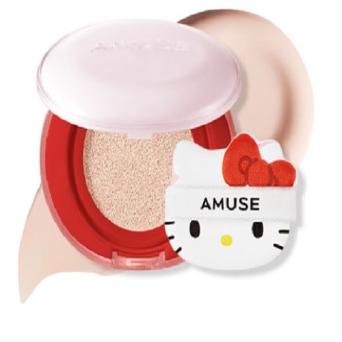 [韓國正品店]【ハローキティ】[NEW] セラミックスキン パーフェクター クッション/ 本品+リフィル+ハローキティ ステッカー & パフ