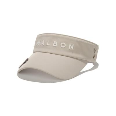 正規品 Malbon Golf Malbon ロゴ ティー ホルダー バイザー ベージュ (MAN)