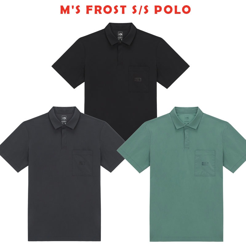 韓国正規品保証 関税負担なしNT7PR12A MS FROST SS POLOイリー 基本 着装 男子 女子 人気 韓国 ファッション 男女共用 アウトドア