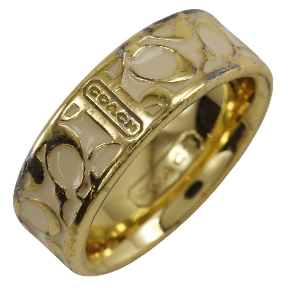 シグネチャー リング・指輪 金メッキ 10号 約4.9g レディース 中古品 5,510円