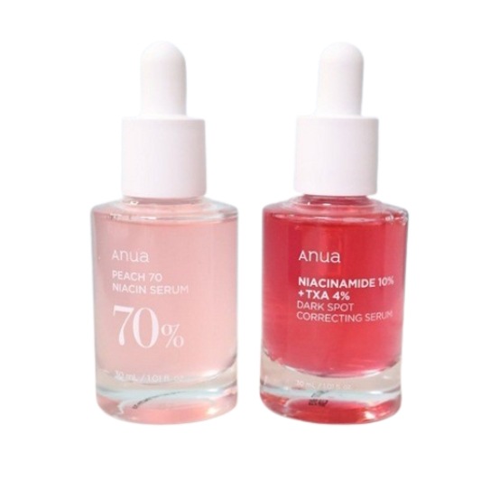 ブースターセット（桃セラム+ナイアシンアミド10 TXA 4 ダークスポット コレクトセラム） 仕上げセット 最新製造, 60ml, 1個