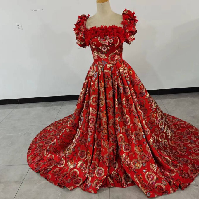 クラシカル カラードレス アンティークなドレス 編み上げ 2次会/前撮り