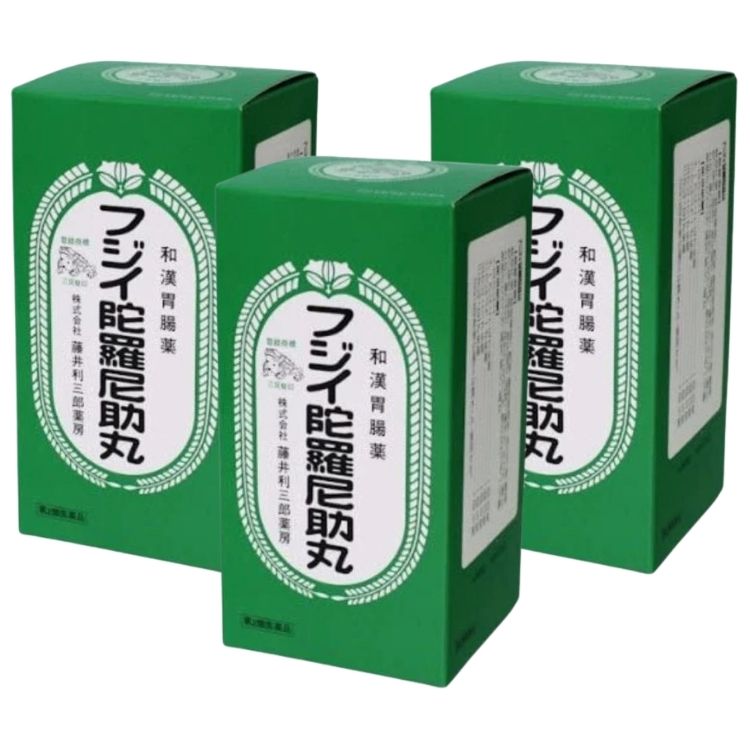 第3類医薬品 3個セット 藤井利三郎薬房 フジイ陀羅尼助丸 78包 フジイ 藤井