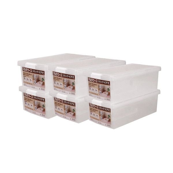 アイ・エル・シー マルチケース お徳用 6個組 クリアー mc-06cl メーカー直送