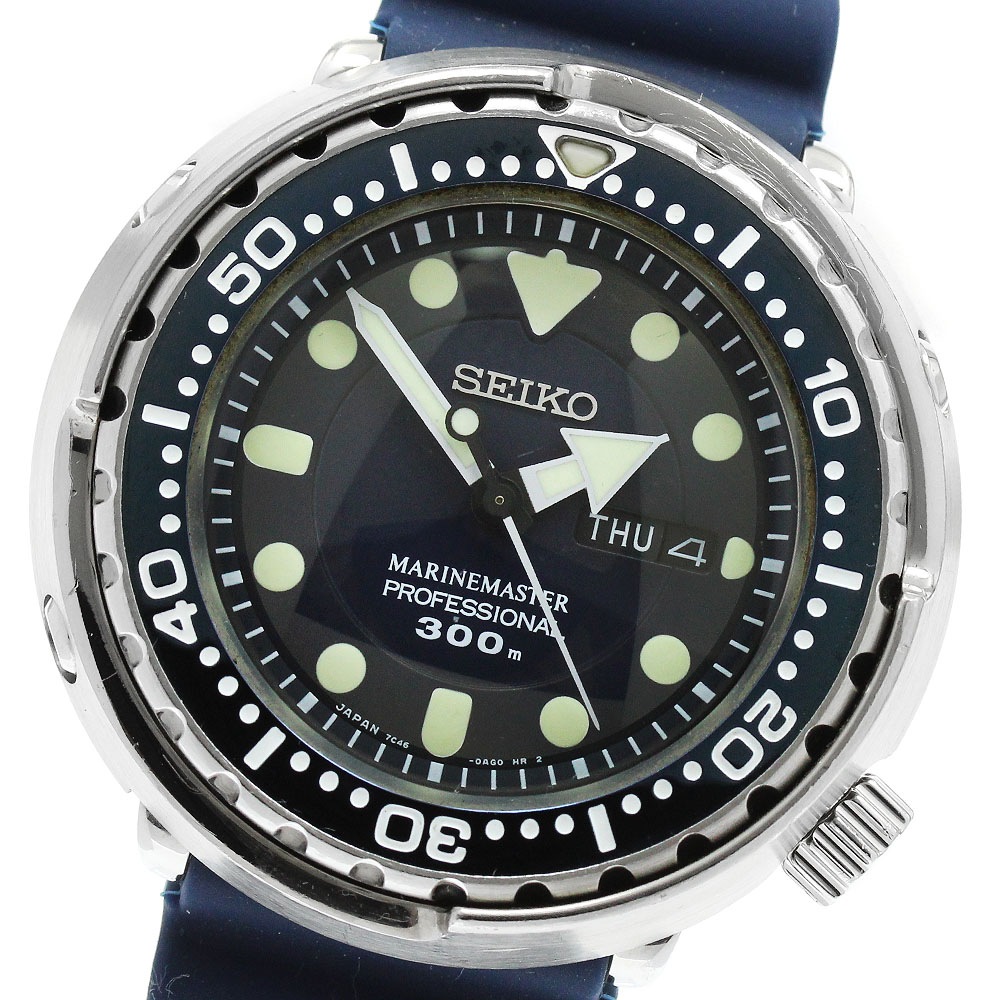 セイコー SEIKO SBBN037/7C46-0AG0 プロスペックス マリーンマスター ブルーオーシャン 流通限定モデル クォーツ 内箱・保証書付き_956856【中古】