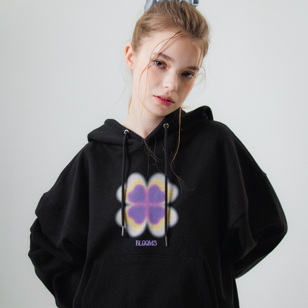 Blooms Hoodie Black