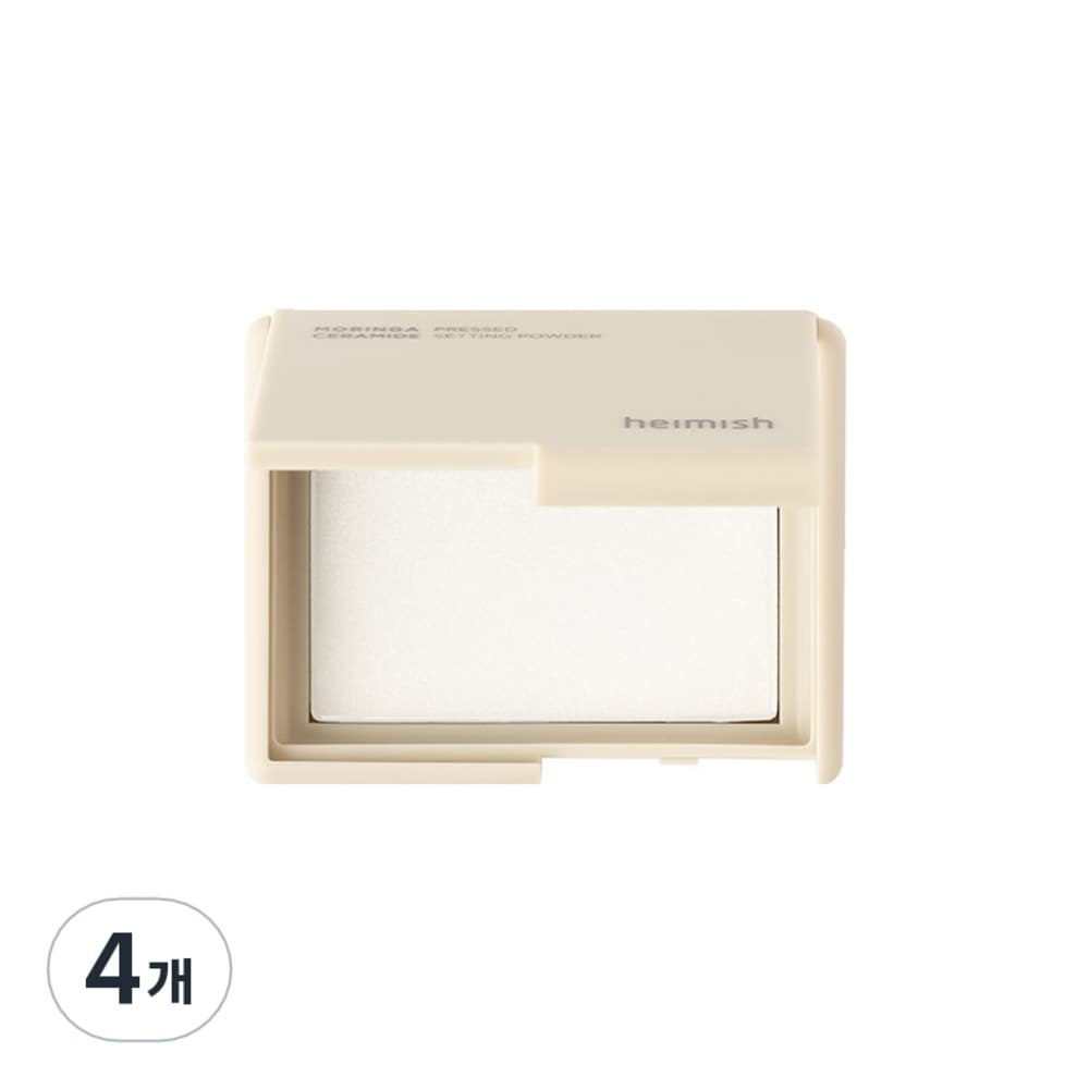 ヘイミッシュ モリンガ セラミド プレスド セッティングパウダー 5gホワイト4個