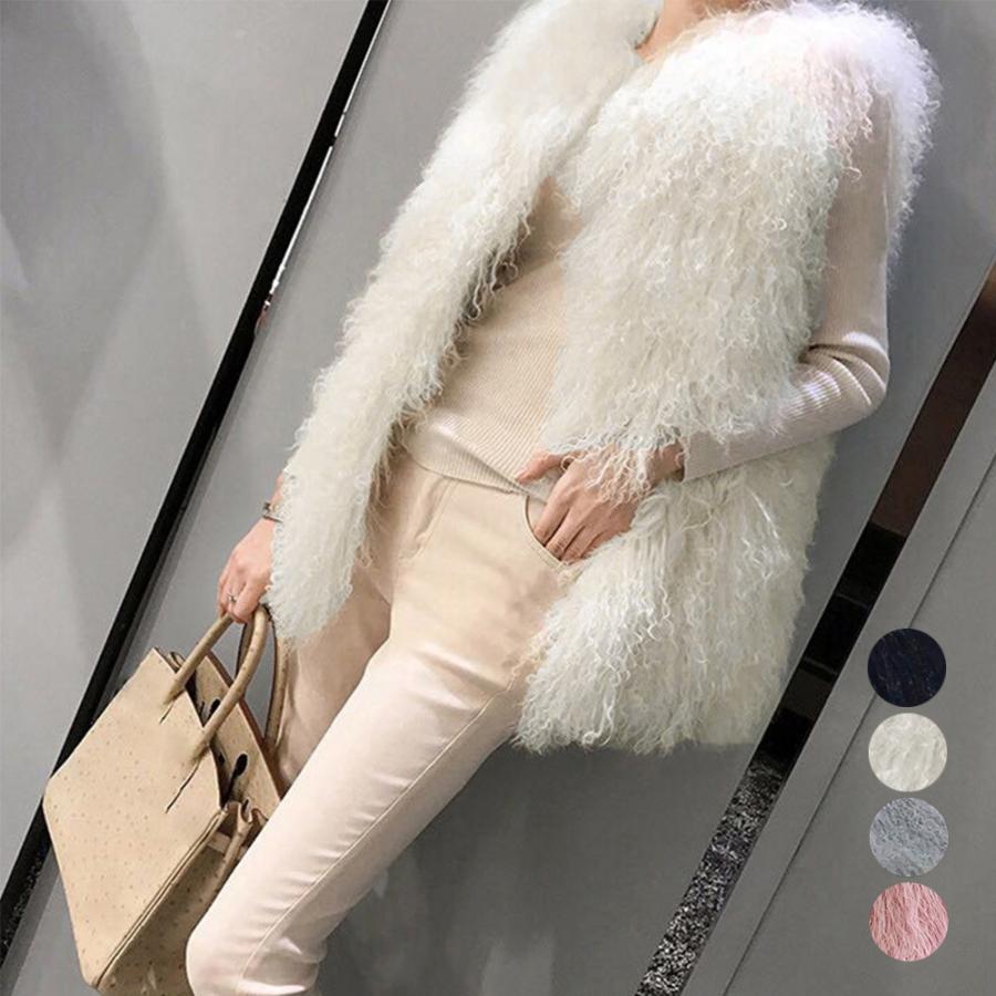 エコファーベスト レディース韓国風ベスト に着たい