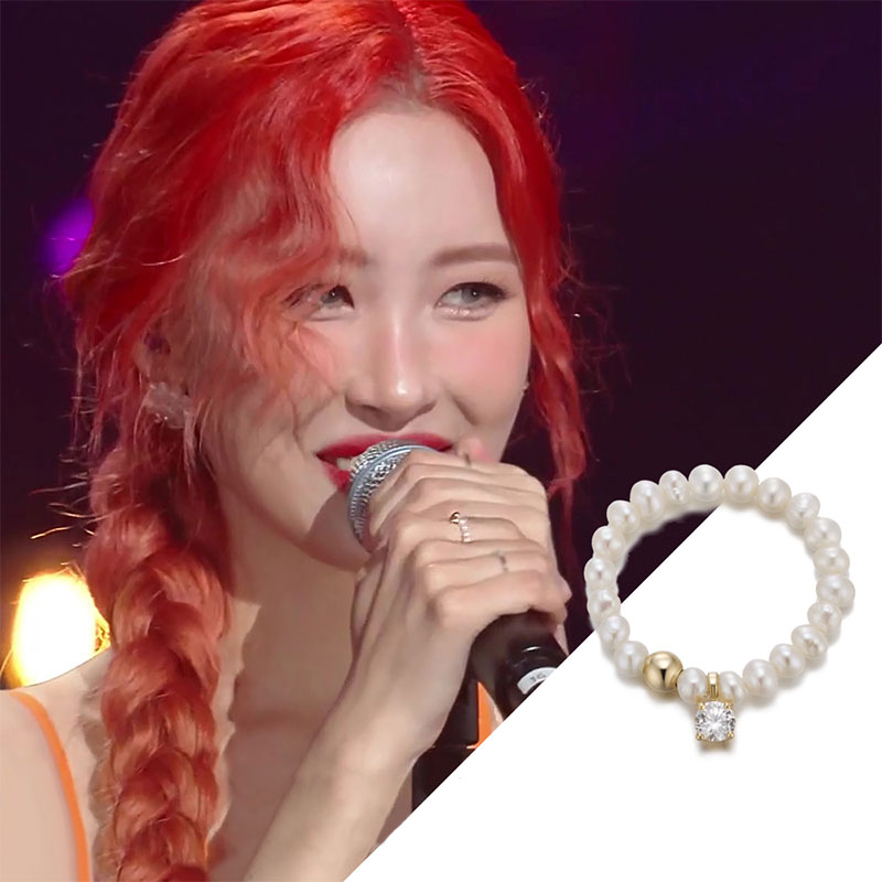 [ソンミ, レッドベルベットジョイ着用]14k ダイアナ 天然淡水パールリング/韓国ファッション/韓国ファッションスタイル/韓国ストリートファッション/SNSで人気/韓国の人気ブランド