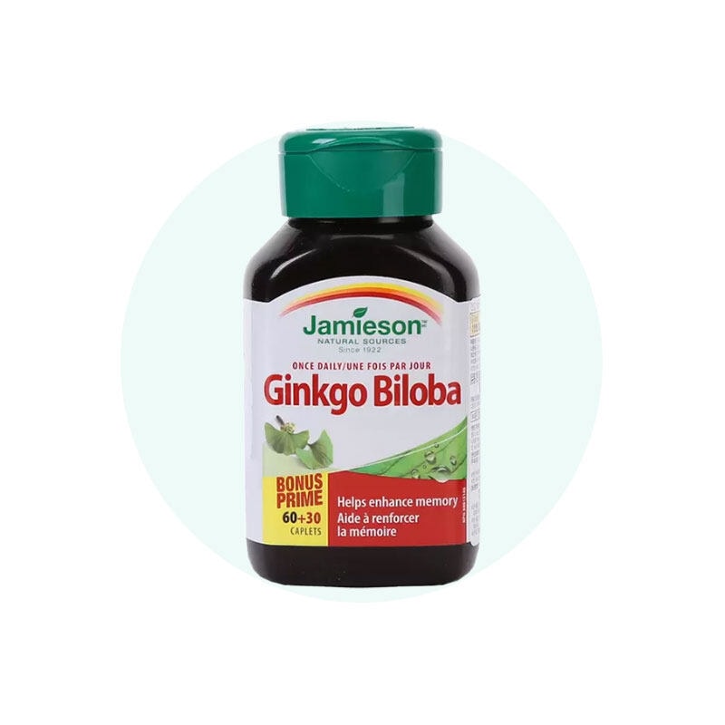 [Jamieson] Ginkgo biloba 400mg * 90capsules * 2ea