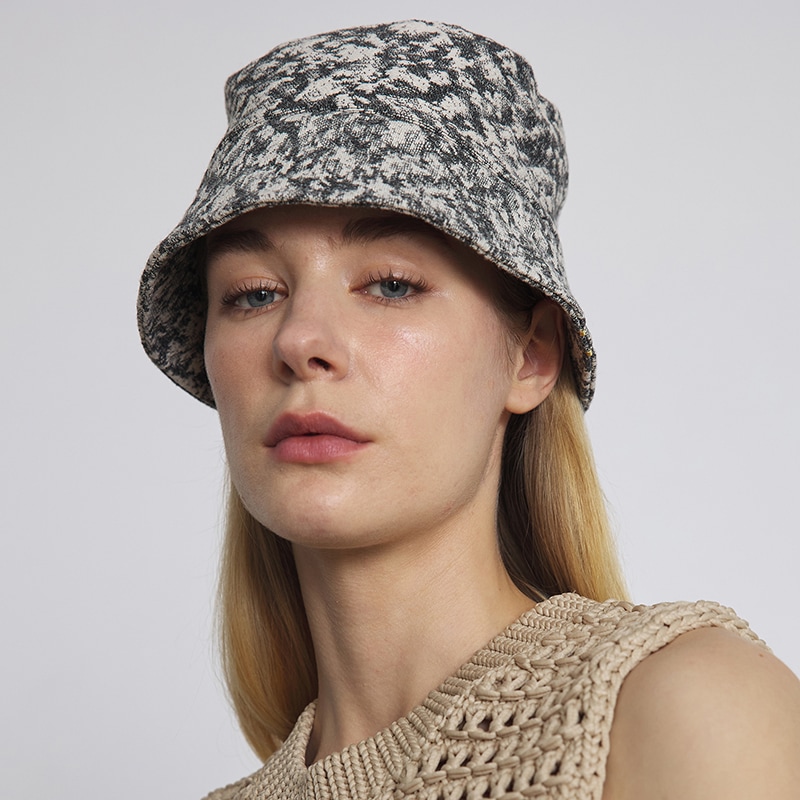 UNDERCONTROL正規品PLAIN BUCKET / SMOG JACQUARD / GRAY