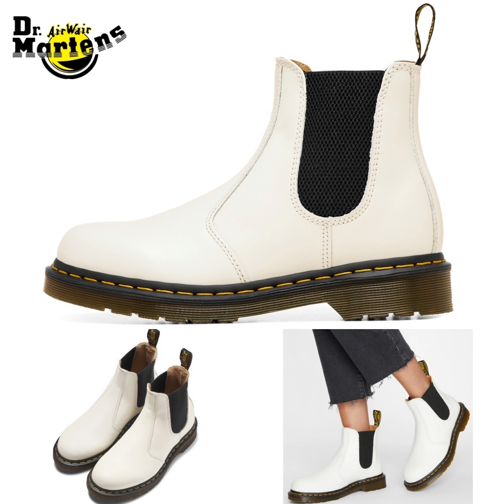 DR.MARTENS 2976 YS チェルシー ブーツ 白 ホワイト 26228100