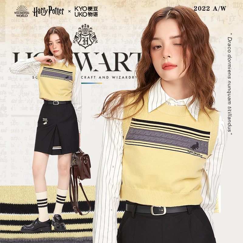 ハリーポッタージョイント横柄ブリティッシュカジュアルベストセーターアウターベスト 5,295円