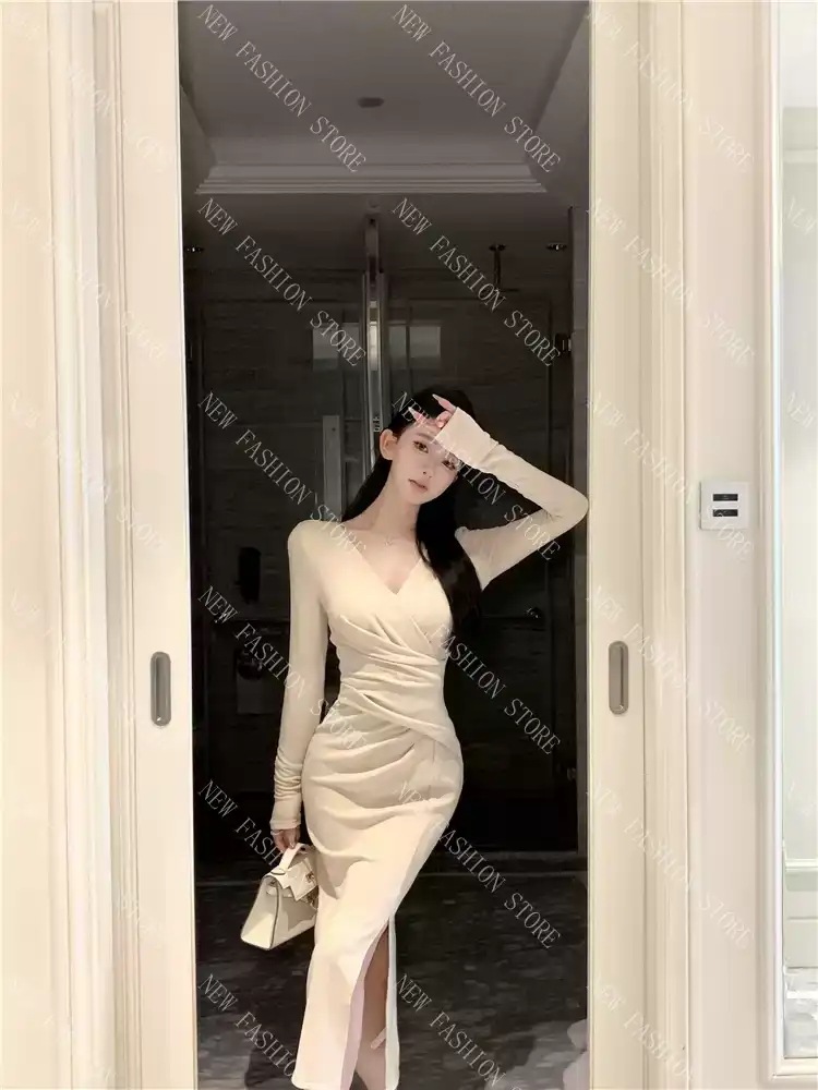 長袖ワンピース-49