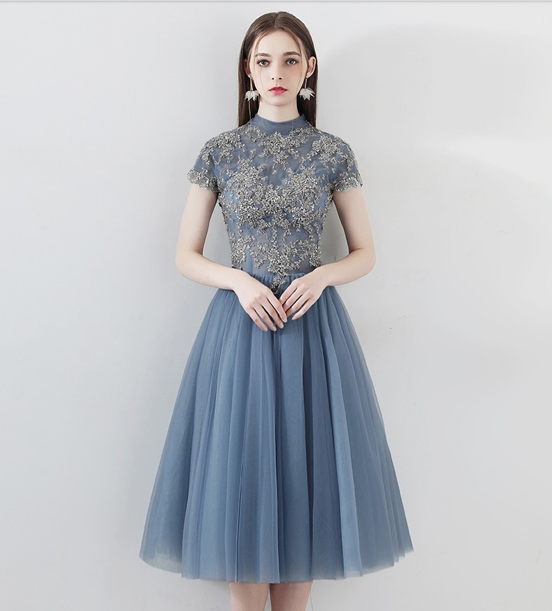 パーティードレス ワンピース ウエディングドレス 半袖 披露宴 発表会 ドレス 二次会 お呼ばれ お