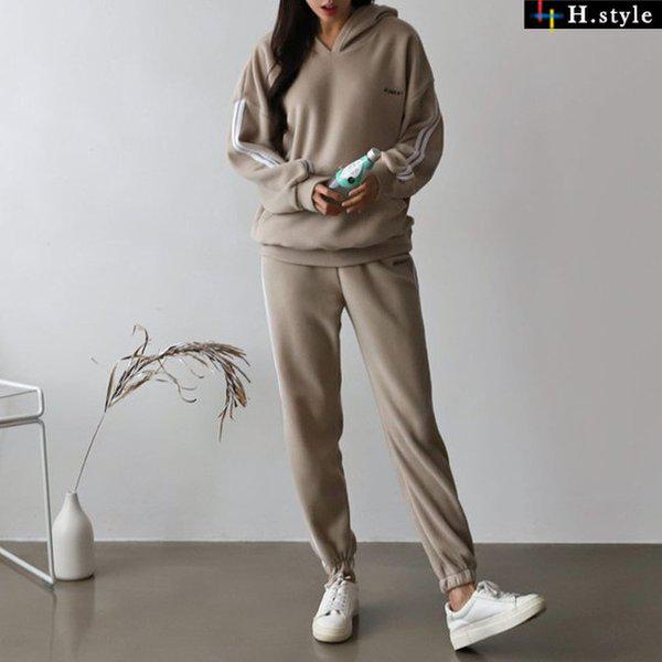 HスタイルCMモーメントフリースセット/トレーニング/ジャージ/運動/アスレジャー/デイリー/秋