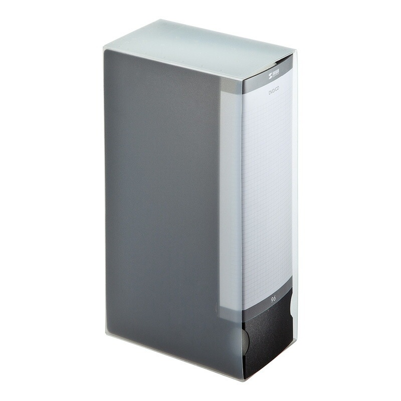 （まとめ買い）DVD CDファイルケース 96枚収納 ブラック FCD-FL96BK [x3]