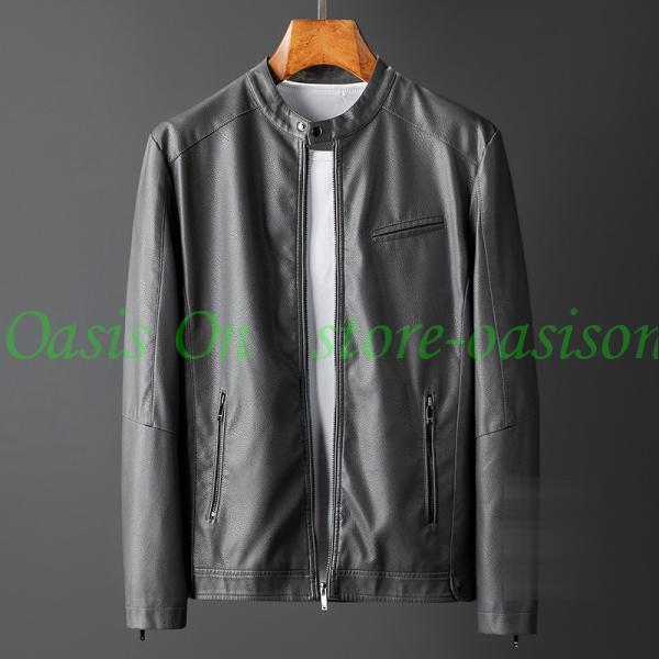人気商品超目玉 レザー 革ジャン メンズ ライダース シングル バイク 革レザー PUレザー 裏起毛 裏ボア アウター レザー 秋 冬