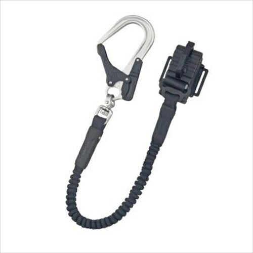 タジマ(TAJIMA) 胴ベルト用ランヤード 蛇腹縦型L8 B1JR150-TL8BK